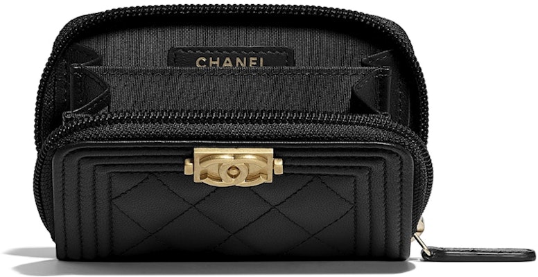 샤넬 보이 동전지갑 (퀼팅 램스킨, 블랙)
Lookbook 샤넬 보이 동전지갑 (퀼팅 램스킨, 블랙)