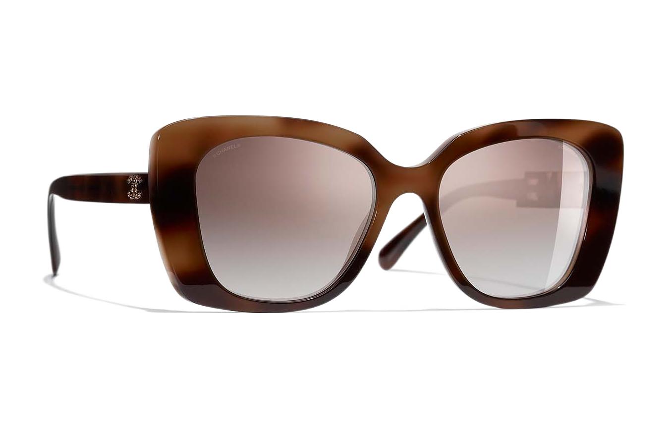CHANEL Butterfly Acetate Casual Simple Sunglasses Brown. CH5422B1661B8 圖 3