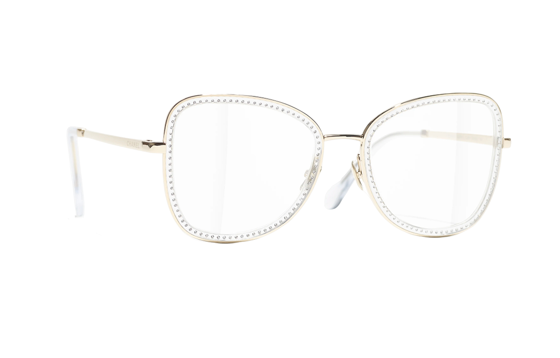 CHANEL Butterfly Gold Optical Glasses Unisex Fashion Eyewear. CH2208BC269 圖 2