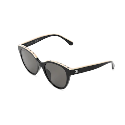 CHANEL Butterfly Sunglasses Black Unisex with Logo Detail CH5414A-C534/3