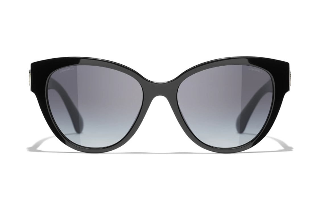 Order 香奈儿黑色蝴蝶太阳镜 男女通用 UV防护 标志设计 ch5477-1403/S6