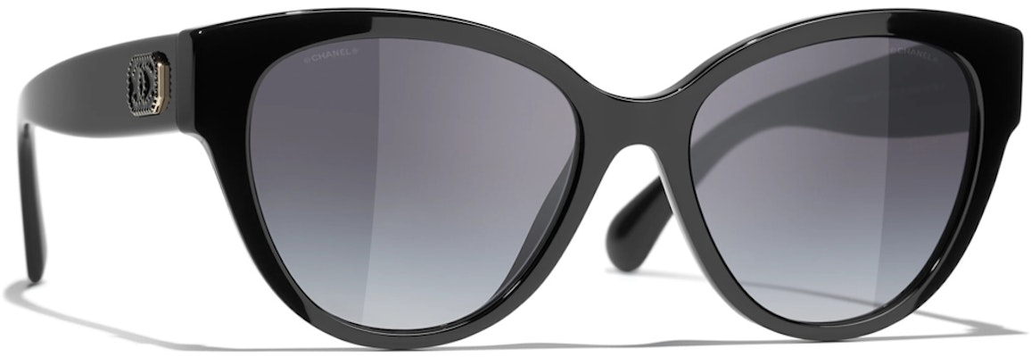 香奈儿黑色蝴蝶太阳镜 男女通用 UV防护 标志设计 ch5477-1403/S6 Lookbook 香奈儿黑色蝴蝶太阳镜 男女通用 UV防护 标志设计 ch5477-1403/S6