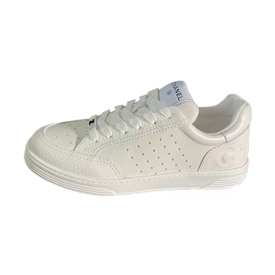 Chanel Calfskin Low Top 'White Fashion'