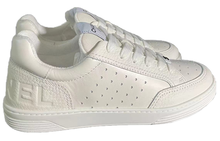 Chanel Calfskin Low Top 'White Fashion' 圖 3