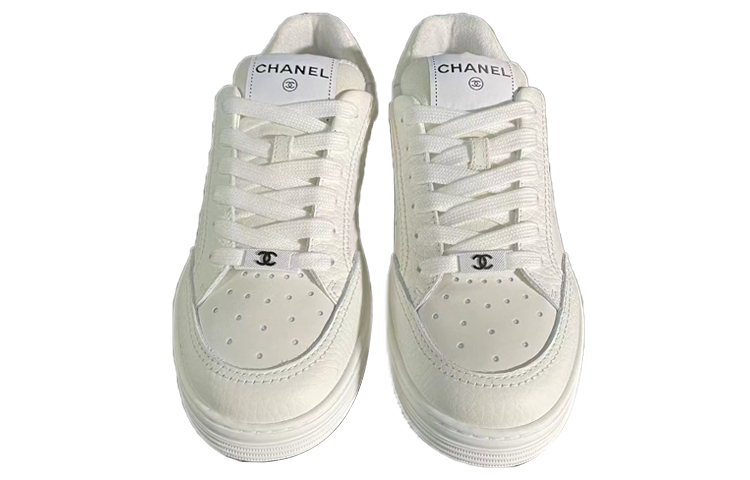 Chanel Calfskin Low Top 'White Fashion' 圖 4