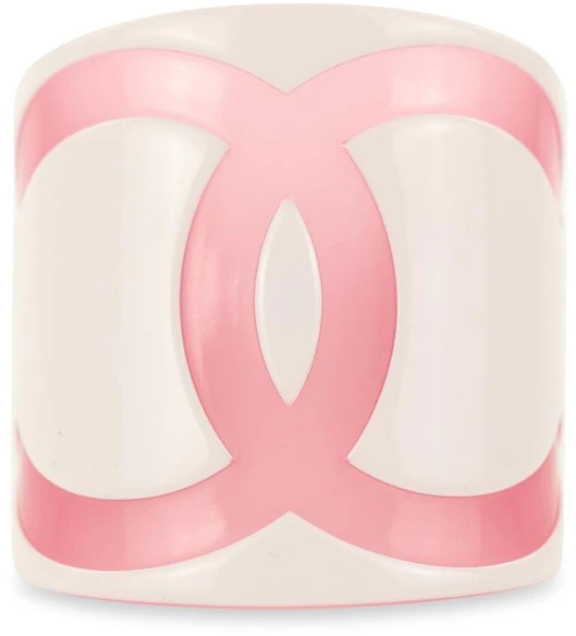 chanel-cambon-cuff-bracelet-white-pink