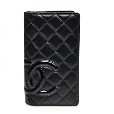 Dompet Chanel Cambon Yen Kulit Anak Lembu/Patent Hitam Berlapik Quilted Buy Dompet Chanel Cambon Yen Kulit Anak Lembu/Patent Hitam Berlapik Quilted