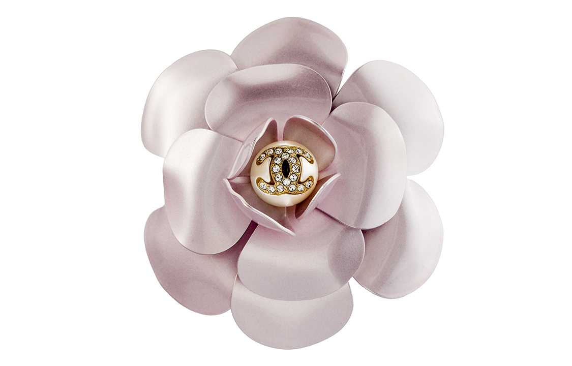 CHANEL Camellia Brooch Pink Unisex Elegant Design. ABA031-B09961-NL921