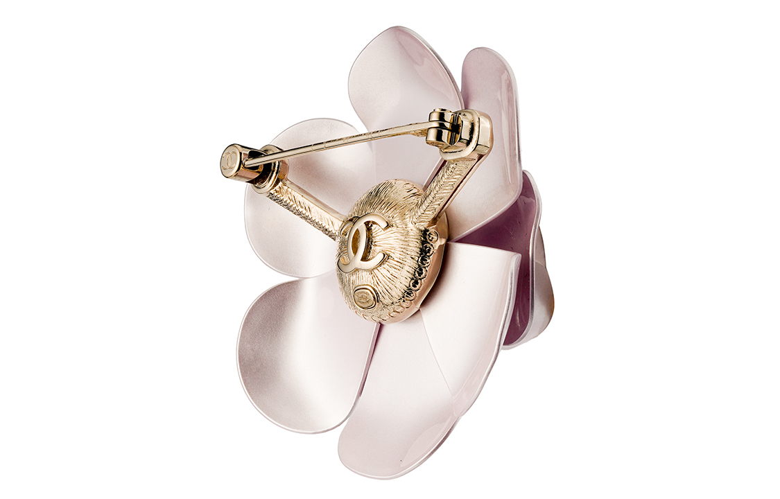 Shop シャネル カメリア ブローチ ピンク ユニセックス エレガントデザイン ABA031-B09961-NL921