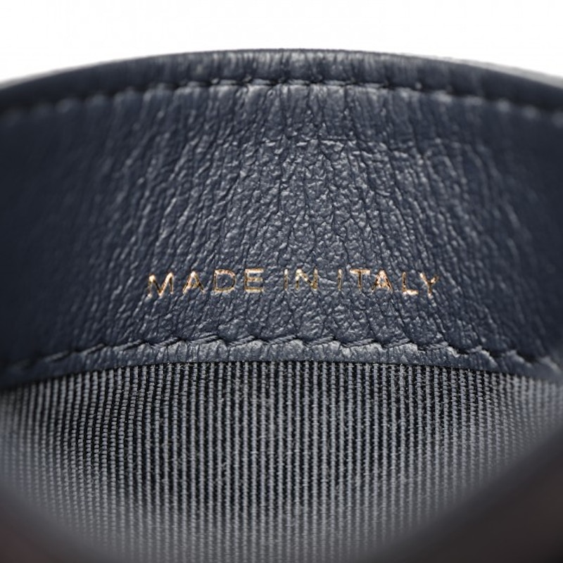 Chanel Card Holder Quilted Caviar Navy Blue 圖 3