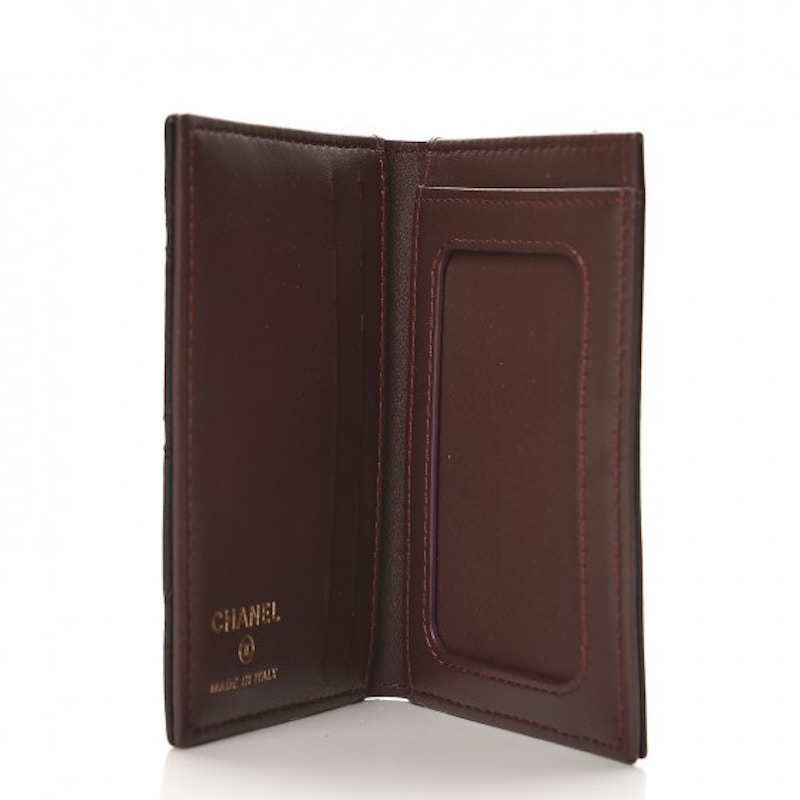 Chanel Card Holder Wallet Quilted Diamond Black 圖 3