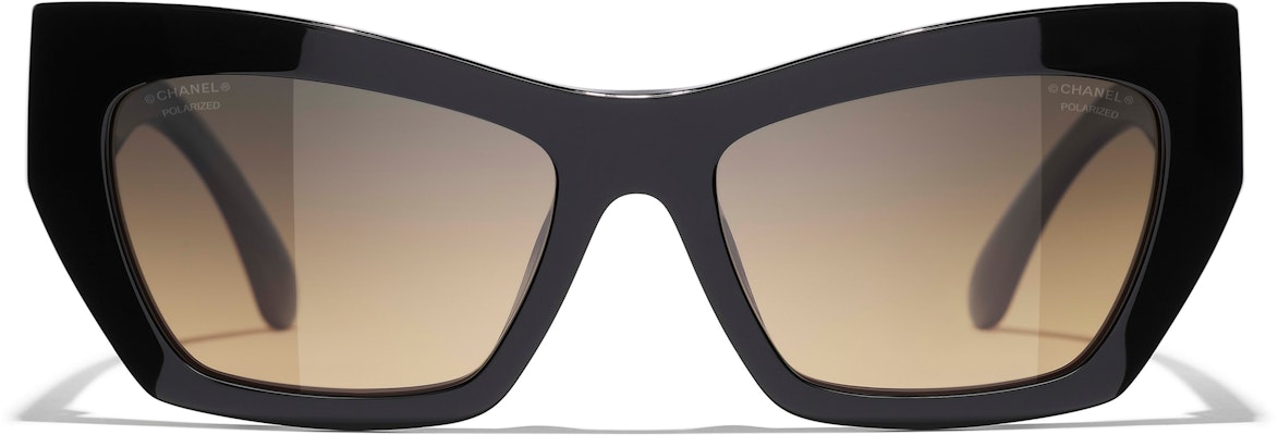 香奈儿黑色猫眼太阳镜 - 男女通用标志性设计 CH5527-C501/W1 Lookbook 香奈儿黑色猫眼太阳镜 - 男女通用标志性设计 CH5527-C501/W1