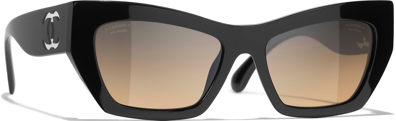 香奈儿黑色猫眼太阳镜 - 男女通用标志性设计 CH5527-C501/W1 Shop 香奈儿黑色猫眼太阳镜 - 男女通用标志性设计 CH5527-C501/W1