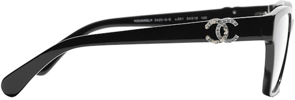 香奈兒貓眼眼鏡52毫米黑色(3420QB C501) Lookbook 香奈兒貓眼眼鏡52毫米黑色(3420QB C501)