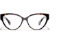 Buy CHANEL 貓眼光學眼鏡 棕色 金標圖案 鏡框 男女適用 CH3436-C714