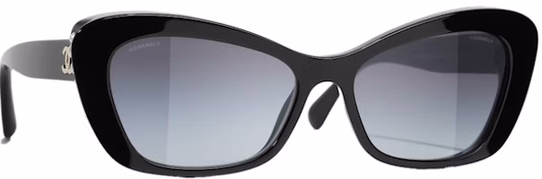 Chanel Cat Eye Sunglasses Black (5481H C622/S6) Chanel Cat Eye Sunglasses Black (5481H C622/S6)