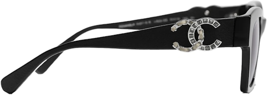 Kacamata Cat Eye Chanel Hitam/Abu (5456QB C501/S6) Lookbook Kacamata Cat Eye Chanel Hitam/Abu (5456QB C501/S6)