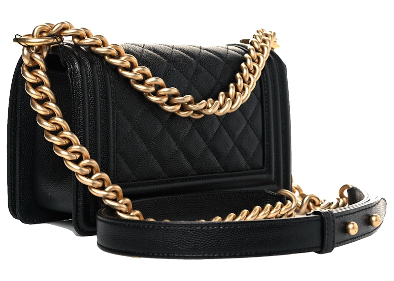 Chanel Caviar Quilted Boy Flap Small Black 圖 2