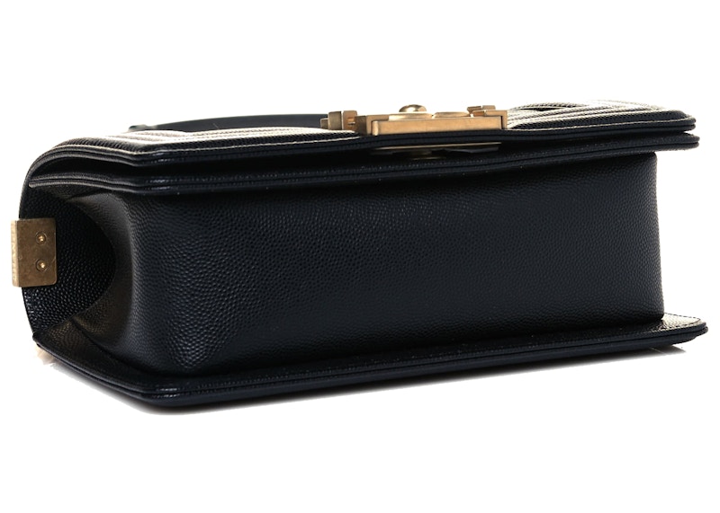 Chanel Caviar Quilted Boy Flap Small Black 圖 3