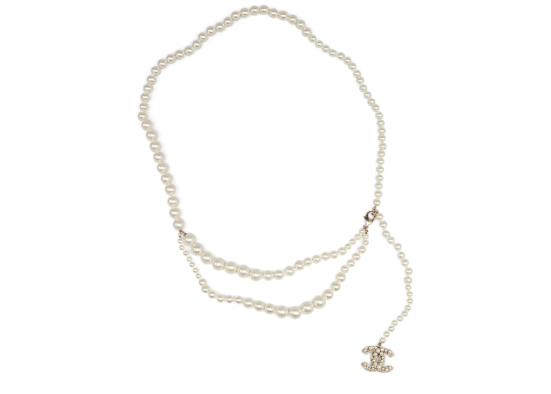 Chanel CC Belt Ivory