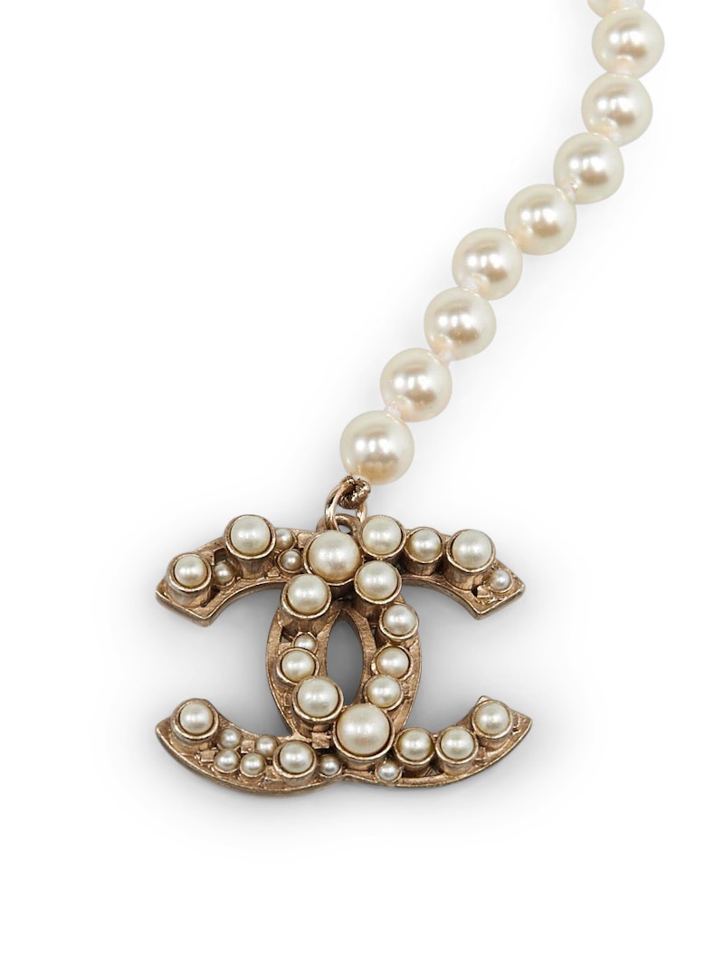 Order 香奈兒象牙色雙C皮帶