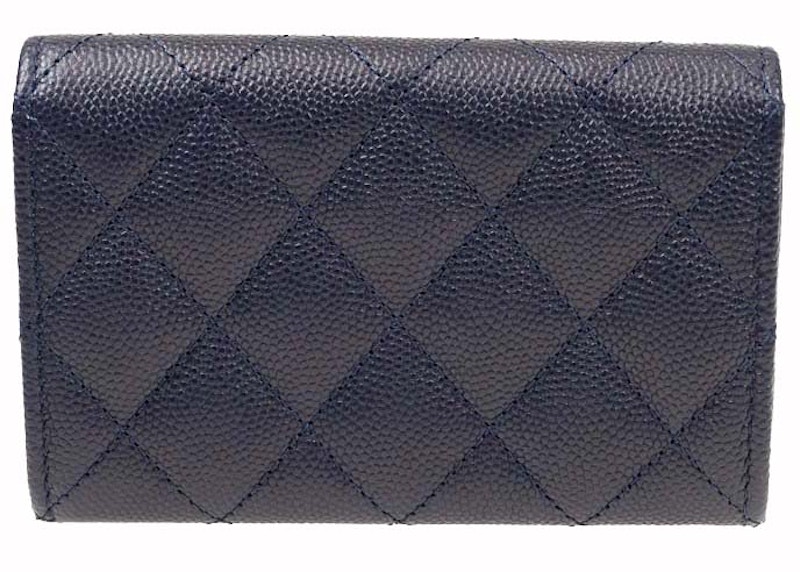 Order 샤넬 CC 카드 홀더 네이비 블루 (AP3187) 
