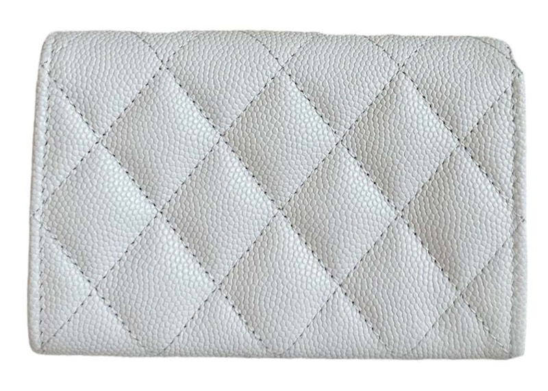 Order 香奈兒白色CC卡片夾（AP3187）