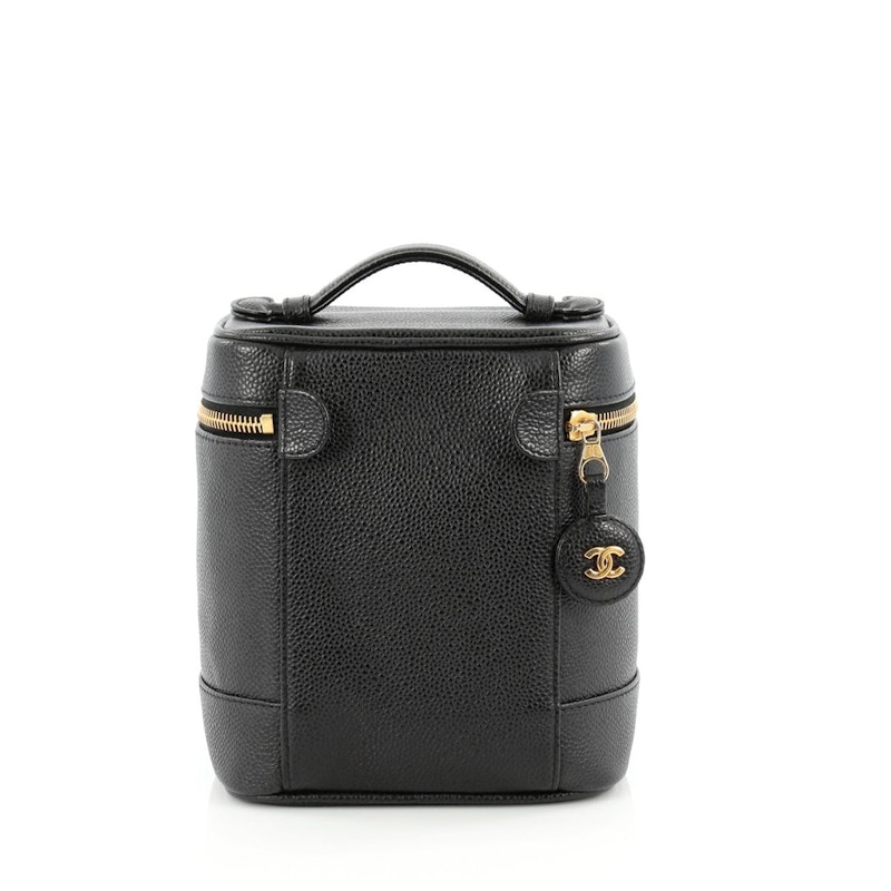 Order 香奈兒CC黑色高身化妝包