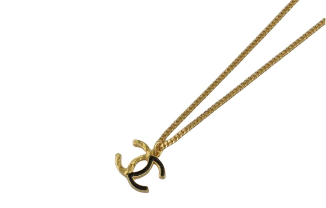 CHANEL CC Logo Gold Metal Necklace Unisex Couple Style Gold ABC480-B15385-NU487 圖 4