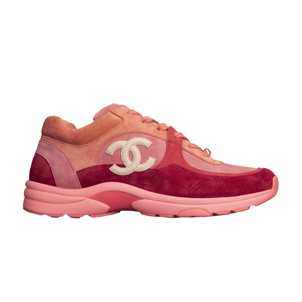 Chanel CC Logo Sneaker 'Coral' G34361-X52117-0H663