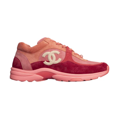 Chanel CC Logo Sneaker 'Coral'