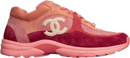 Chanel CC Logo Sneaker 'Coral' G34361-X52117-0H663 Chanel CC Logo Sneaker 'Coral' G34361-X52117-0H663