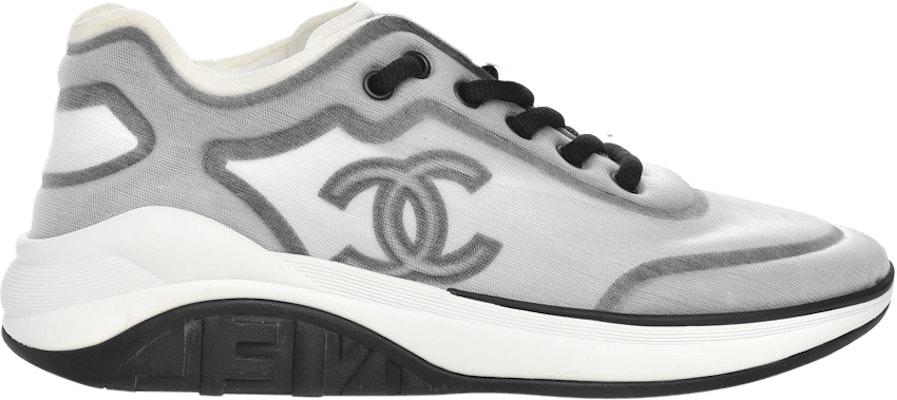 Chanel CC Logo Sneaker 'Grey Black' G34763-Y52032-C7600 Buy Chanel CC Logo Sneaker 'Grey Black' G34763-Y52032-C7600