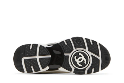 (Women) Chanel CC Logo Sneaker 'White Black'
