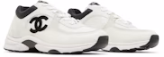 Cheap (W) Chanel CC Logo Sneaker 'Putih Hitam' G38299-Y55720-K3846