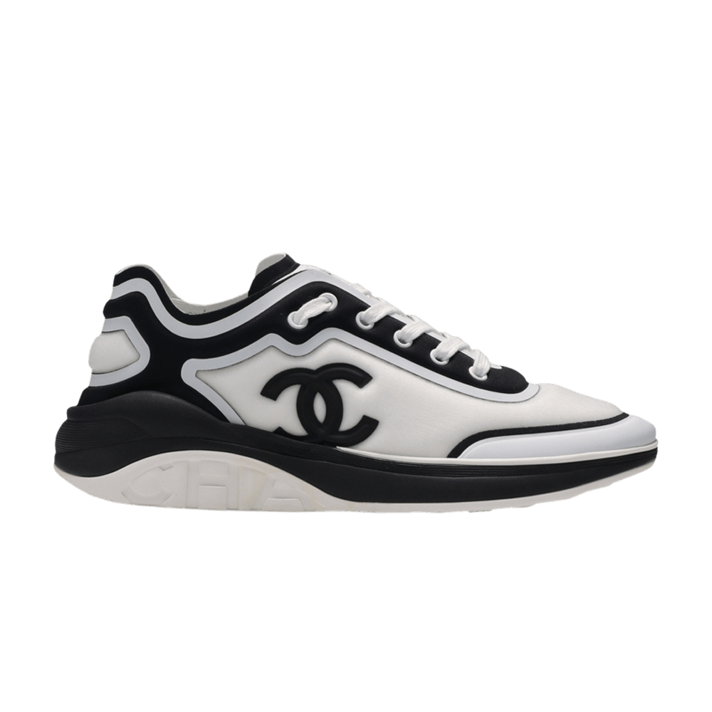 Chanel CC Logo Sneaker 'White Black' G34764-Y53288