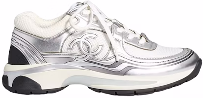 香奈兒CC標誌運動鞋「白色銀色」G39794-Y56368-K5451 Order 香奈兒CC標誌運動鞋「白色銀色」G39794-Y56368-K5451
