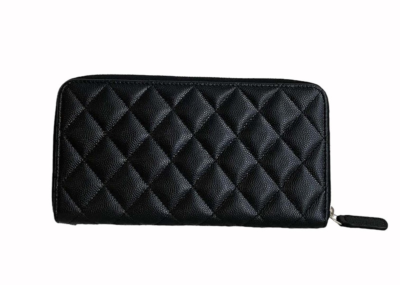 Order 香奈兒黑色CC拉鍊長夾 (AP3181)
