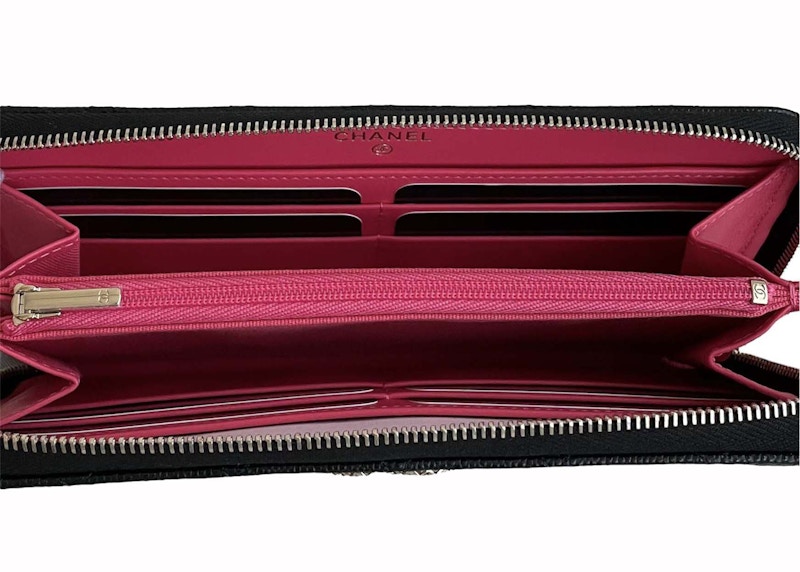 Lookbook 香奈兒黑色CC拉鍊長夾 (AP3181)