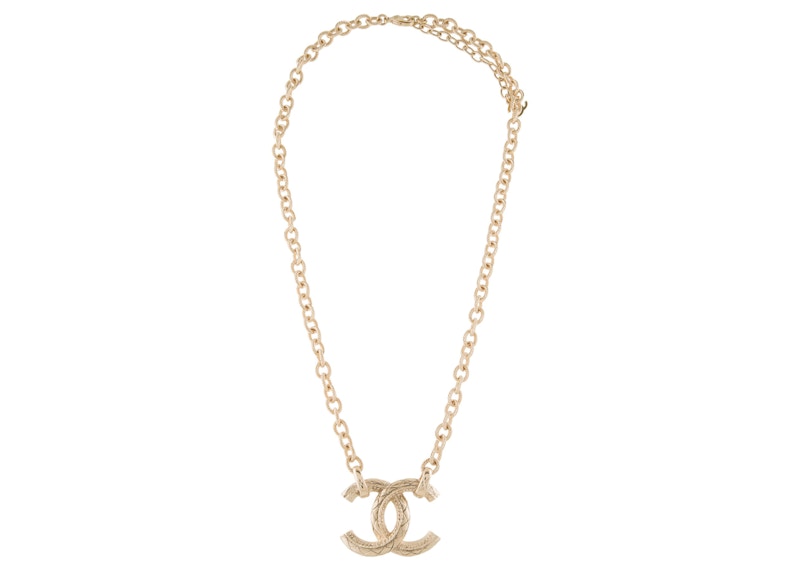 Chanel CC Pendant Necklace Gold 圖 2