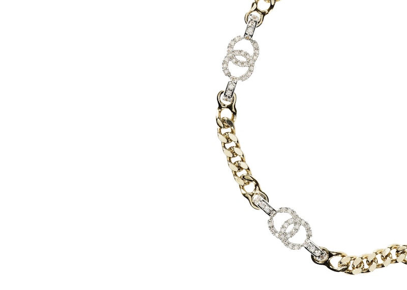 Lookbook Chanel Choker Necklace AB8287 Gold/Silver/Crystal