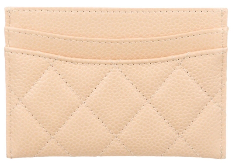 Order 香奈兒經典卡片套 駝色/銀色