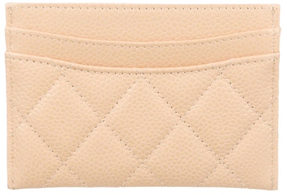 香奈兒經典卡片套 駝色/銀色 Order 香奈兒經典卡片套 駝色/銀色