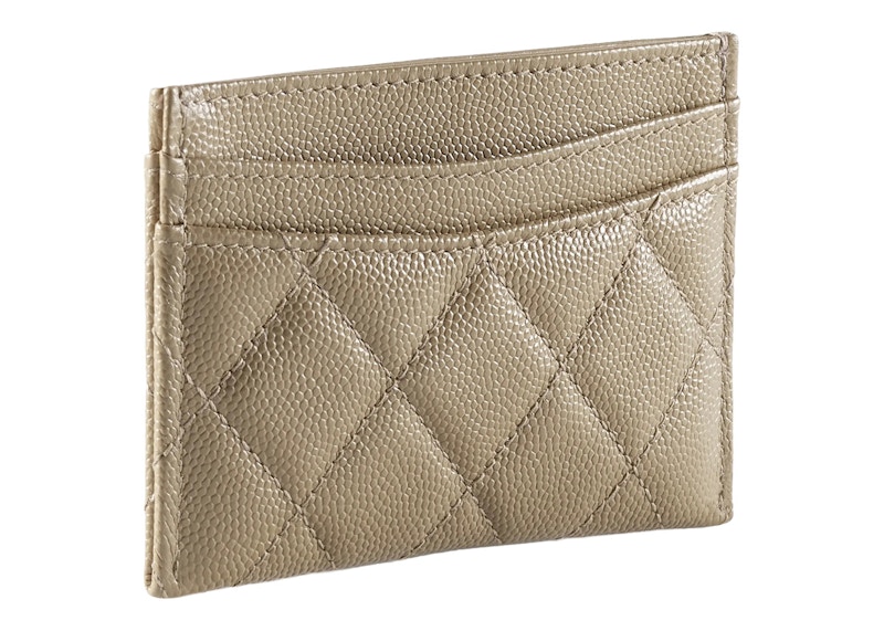 Order 香奈兒經典卡包 AP0213 米色