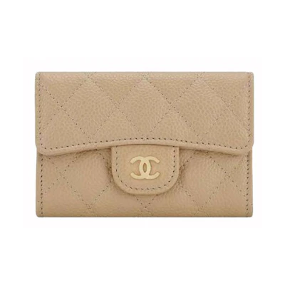 Chanel Classic Card Holder Beige (AP0214)