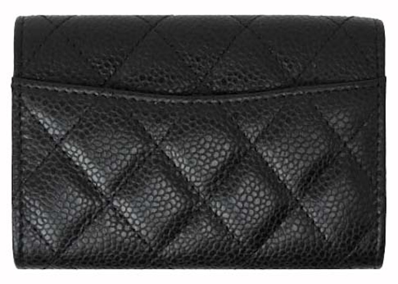 Order Chanel Dompet Kartu Klasik Hitam (AP0214)