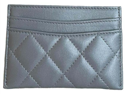 Chanel Classic Card Holder Silver (AP0213) Order Chanel Classic Card Holder Silver (AP0213)