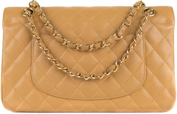 Chanel Classic Double Flap Quilted Caviar Medium Beige Order Chanel Classic Double Flap Quilted Caviar Medium Beige