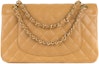 Order Chanel Classic Double Flap Quilted Caviar Medium Beige