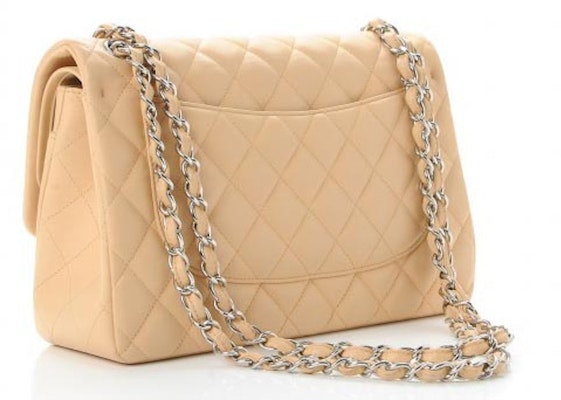 Chanel Classic Double Flap Quilted Jumbo Beige Order Chanel Classic Double Flap Quilted Jumbo Beige